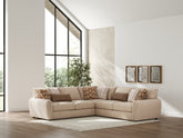 Bay Furniture Gallery - Ashley Furniture - Seyler Sectional - LAF 3-Piece Sectional / Sand - 61405S1